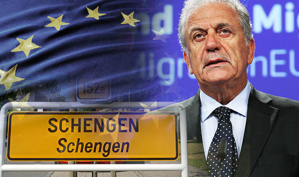 Schengen dies, EU dies Brussels faces tussle with Merkel and Macron over border controls