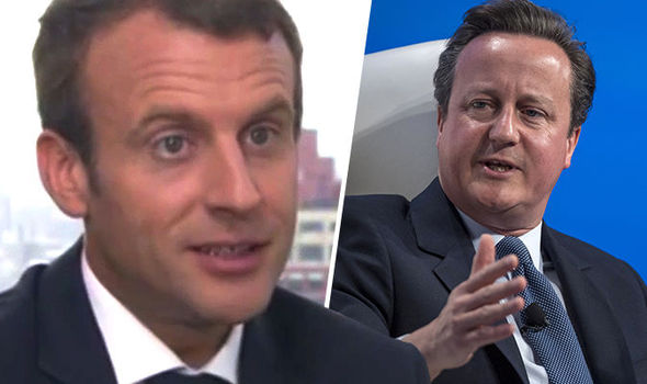 Emmanuel Macron launches SAVAGE attack on David Cameron for failing during Brexit campaign