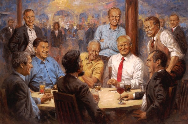 Trump Loves This Painting With Past Presidents, Artist Says