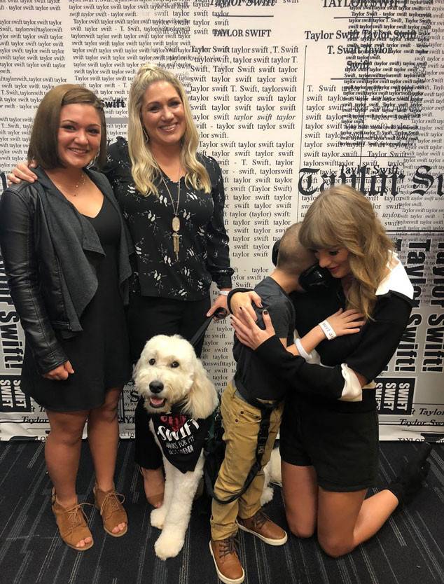 Taylor Swift Meets 8-Year-Old Boy With Autism Who She Helped Get a Service Dog