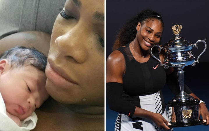 Serena Williams baby appears on cover of Vogue