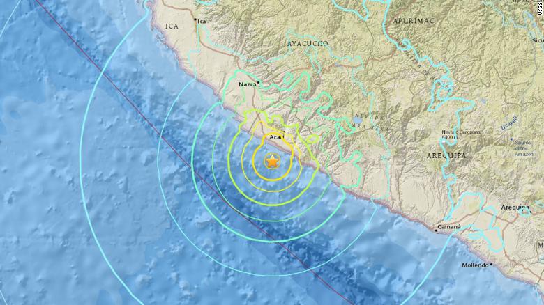 Peru earthquake: 2 dead, at least 65 injured