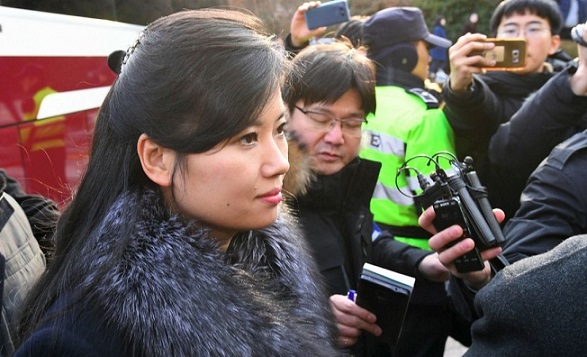 Star of popular North Korean girl band visits South Korea ahead of Olympic performances