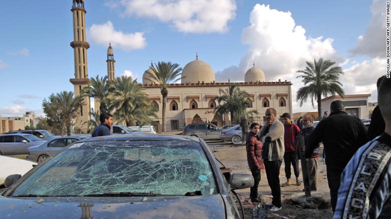 Car bomb attack near Benghazi mosque kills 34