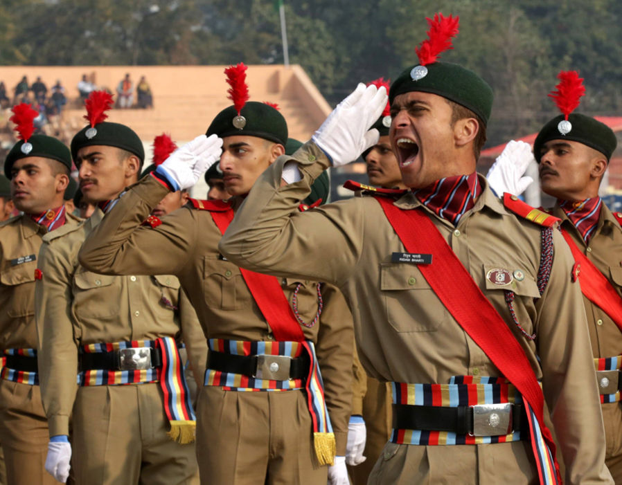 India Republic Day 2018 in pictures: Massive military parade, motorbike stunts and camels