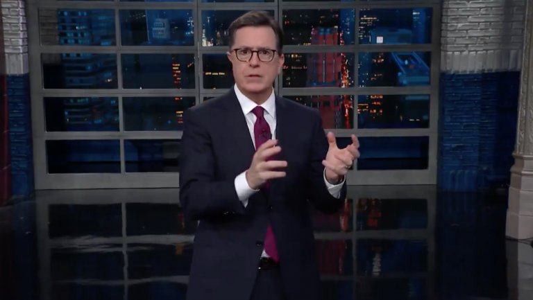 Stephen Colbert Weighs In on Grammys Political Night
