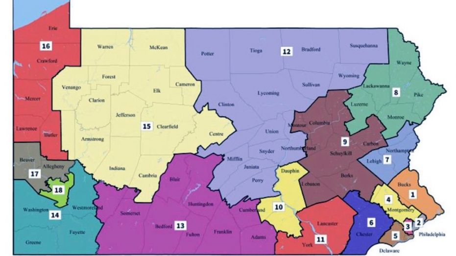 Pennsylvania Supreme Court issues new election map