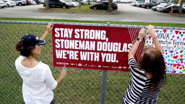 Florida school shooting survivors return to school for first time since massacre