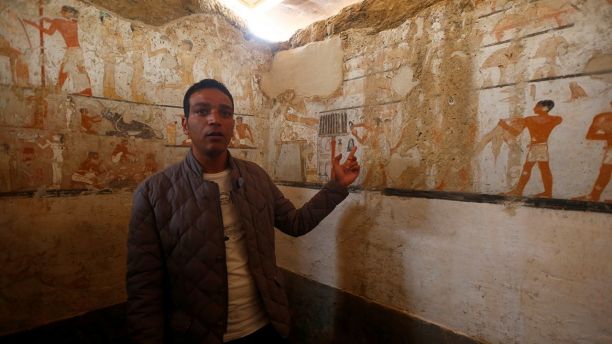 Egyptian archaeologists discover 4,400-year-old tomb near Cairo