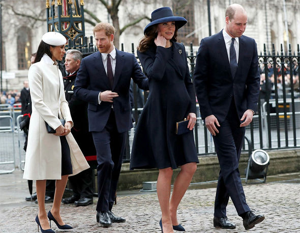 Stepping out with the in-laws! Meghan Markle in FIRST royal engagement with the Queen