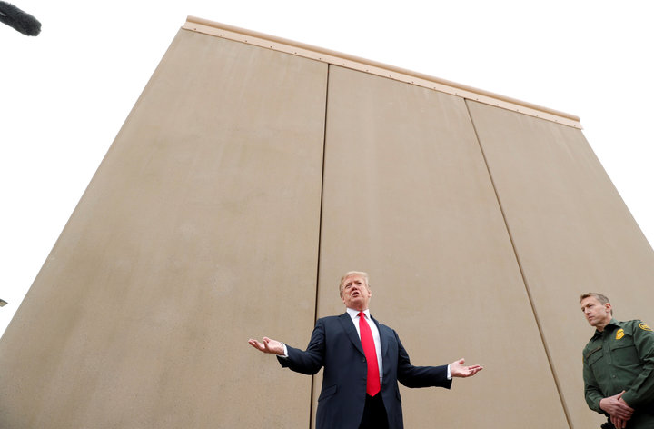 Trump’s Visit To Wall Prototypes Shows The Hubris And Absurdity Of The Idea