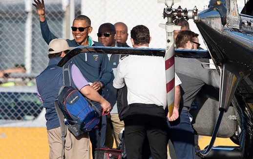 Barack Obama arrives in New Zealand for 3-day visit