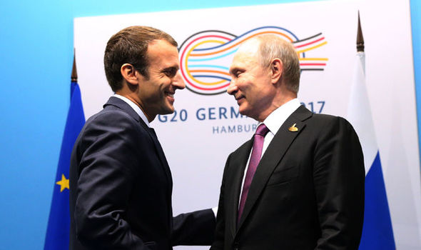 REALLY? Macron congratulates Putin on election SUCCESS just days after ‘EU unity letter’