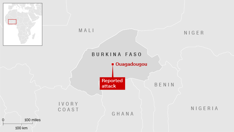 French embassy under attack in Burkina Fasos capital