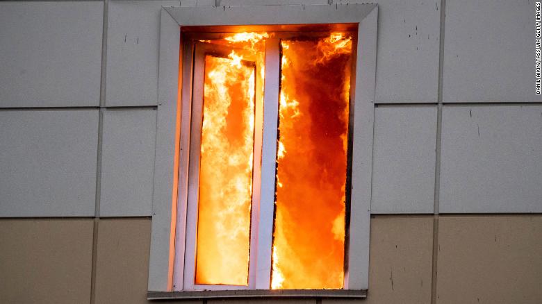 Children among 64 dead in Russia shopping center fire