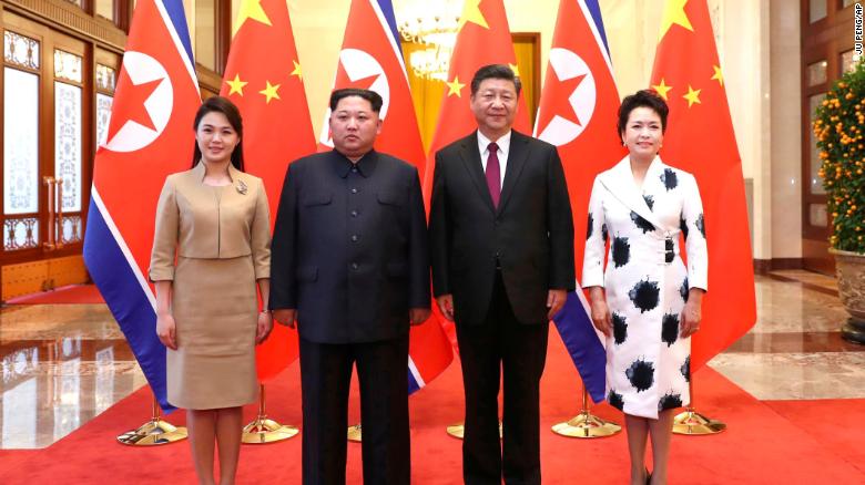Kim met with Xi in Beijing