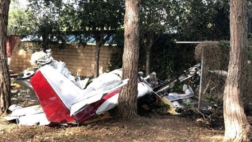 Two dead after home-built plane crashes in California
