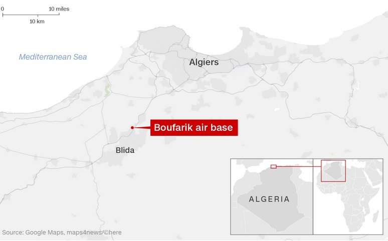 Military plane crashes in Algeria killing 257 people