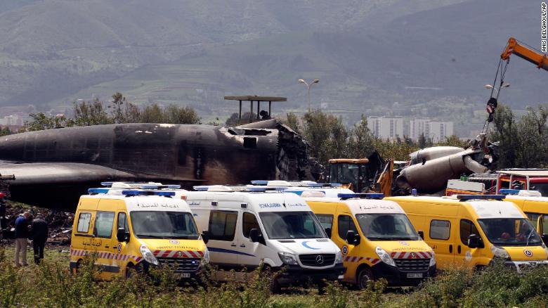 Military plane crashes in Algeria killing 257 people