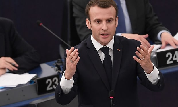 Macron: political divisions in Europe are like a civil war