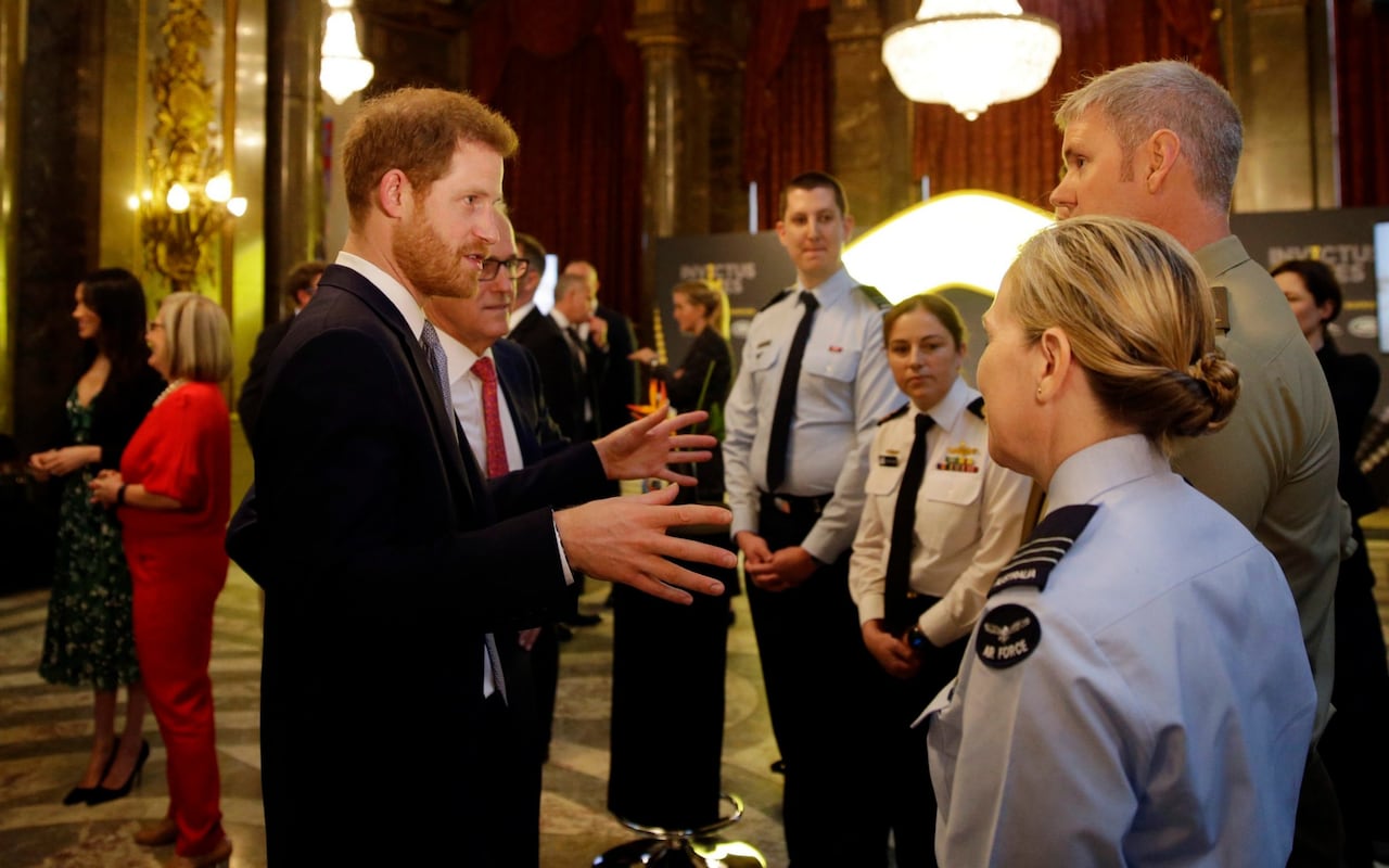 Prince Harry and Meghan Markle meet Sydney Invictus heroes