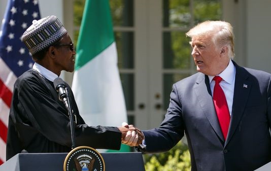 In meeting with Nigerian president, Trump now says there's 'no place more beautiful'