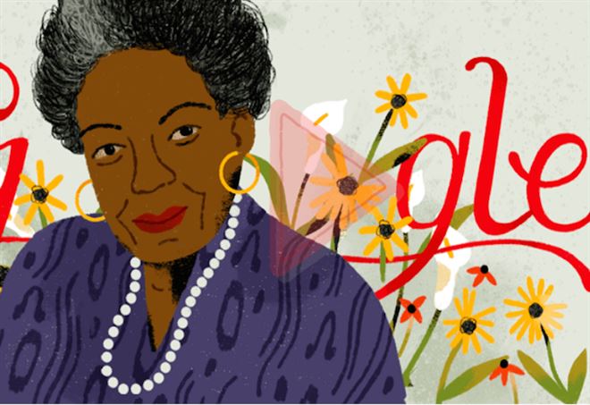 Maya Angelou Honored With Google Doodle On Her 90th Birthday