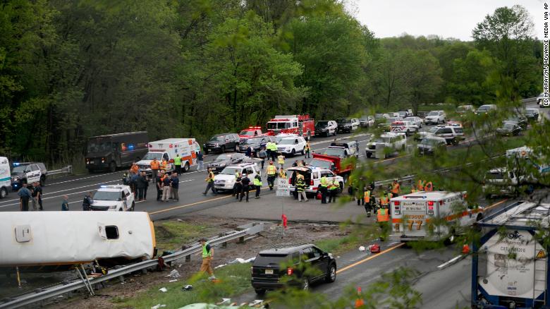 1 adult, 1 child killed in horrific accident involving school bus and dump truck in New Jersey
