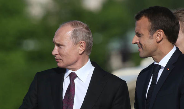 ‘There will be CONSEQUENCES’ Macron meets Putin to salvage Iran deal after US quits pact