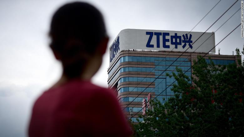 ZTE stock plummets 40% after US ban