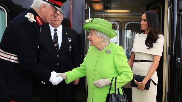 Meghan Markle, Queen Elizabeth step out for first royal engagement together