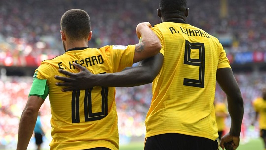 Romelu Lukaku and Eden Hazard star as Belgium rout Tunisia