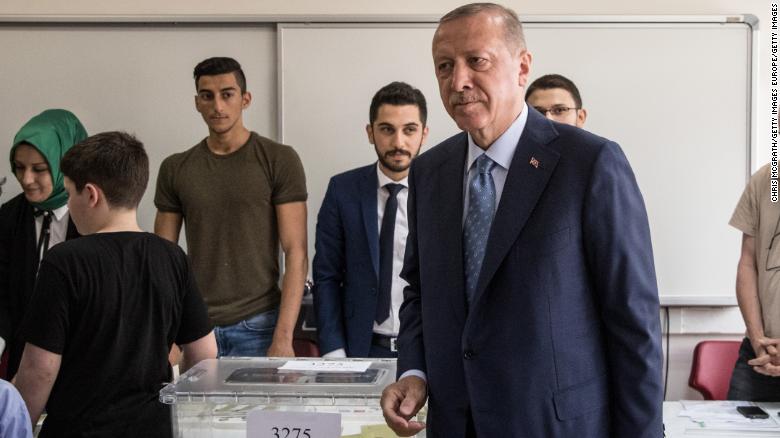 Erodgan declares victory in Turkey presidential election