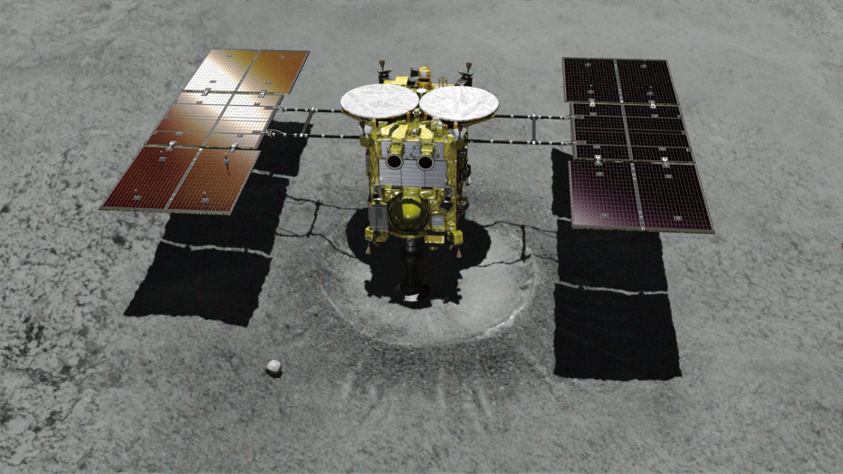 Japan space explorer arrives at asteroid to collect samples