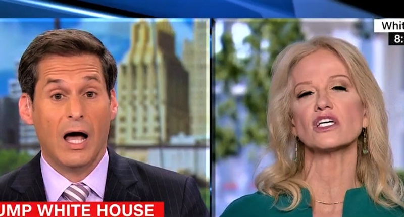 Kellyanne Conway comes unglued on CNN host, and says calling out Trump’s lies hurts his ratings