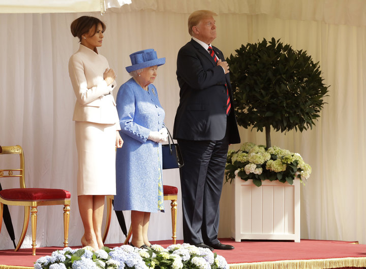 Queen Elizabeth Meets With Trump And Melania