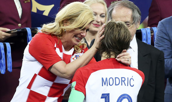 How Croatias president won hearts across the globe in World Cup final defeat to France
