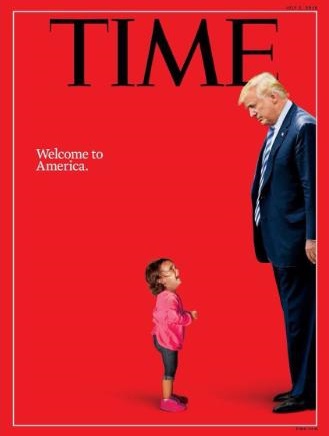 Trump and Putin morph into same person on Time magazine cover