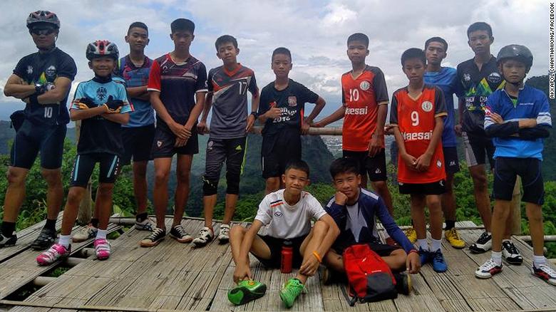 Missing Thai soccer team found alive in cave after nine days