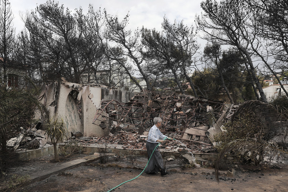 A Terrible Day: Greek Wildfires Kill At Least 74 People, Devastate Resort Village