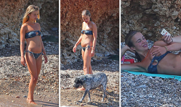 Lady Amelia Windsor: Royal's 'most beautiful member' takes a dip on Ibiza beach