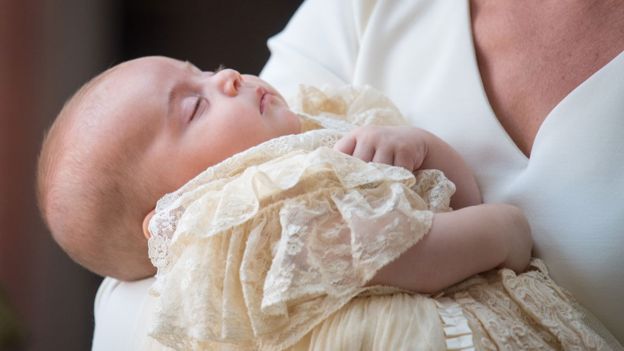 Prince Louis christening: George and Charlotte seen with brother for first time