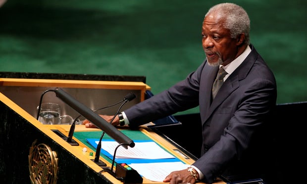 Kofi Annan, former UN secretary general, dies