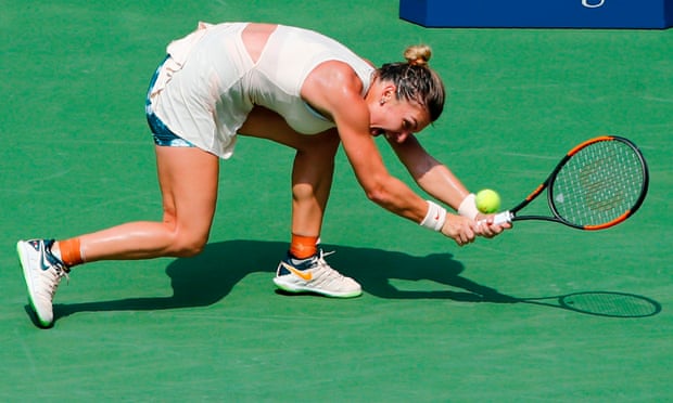 Simona Halep suffers shock first-round defeat at the US Open