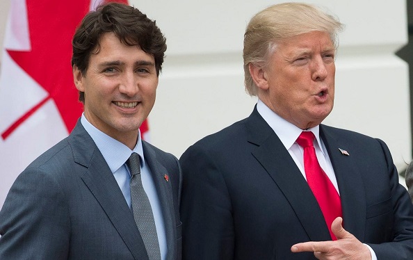 Trump threatens to leave Canada behind on NAFTA, warns Congress not to interfere