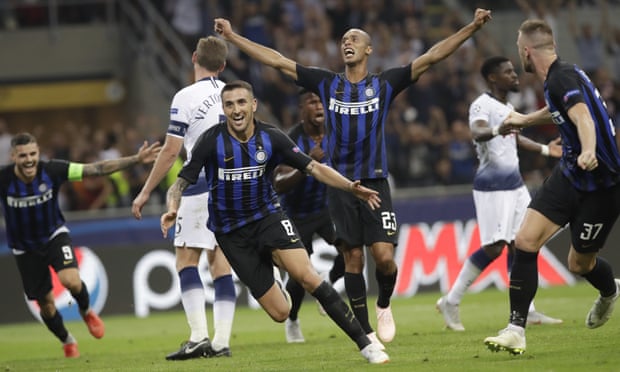 Matias Vecino breaks Spurs hearts with injury-time winner for Inter