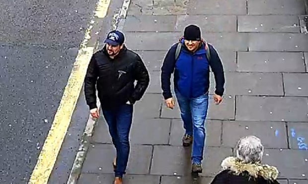 Salisbury novichok poisonings: police name two Russian suspects
