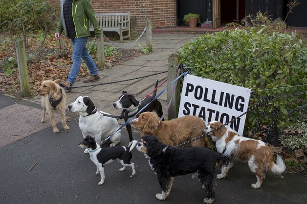 U.K. Holds A Pivotal General Election, And Voters Bring Their Dogs To The Polls