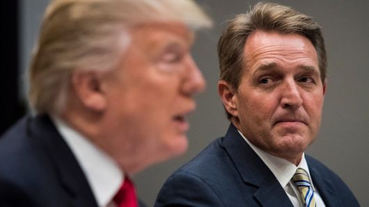 Jeff Flake rules out 2020 primary challenge to Trump