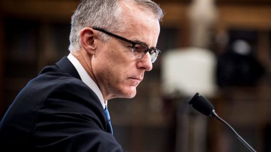 FBIs Andrew McCabe feared he would be fired before Trump investigations were on solid ground
